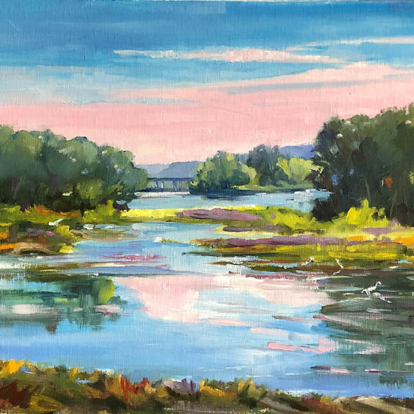 benigni-landis-susan_fairview-pink-afternoon_600x600 "Fairview Pink Afternoon" by Susan Benigni-Landis