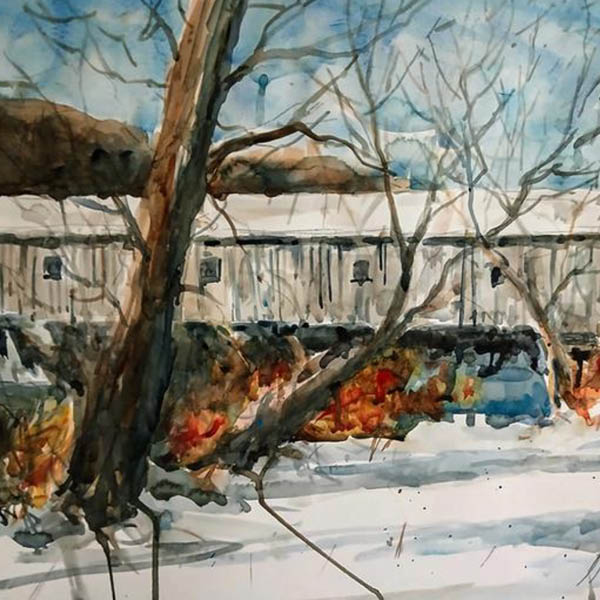 "Delaware County, NY - Covered Bridge" by Richard Henry